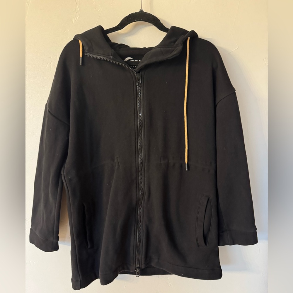 Zyia Hooded Zip-up Sweatshirt Jacket Size Large - Picture 2 of 11